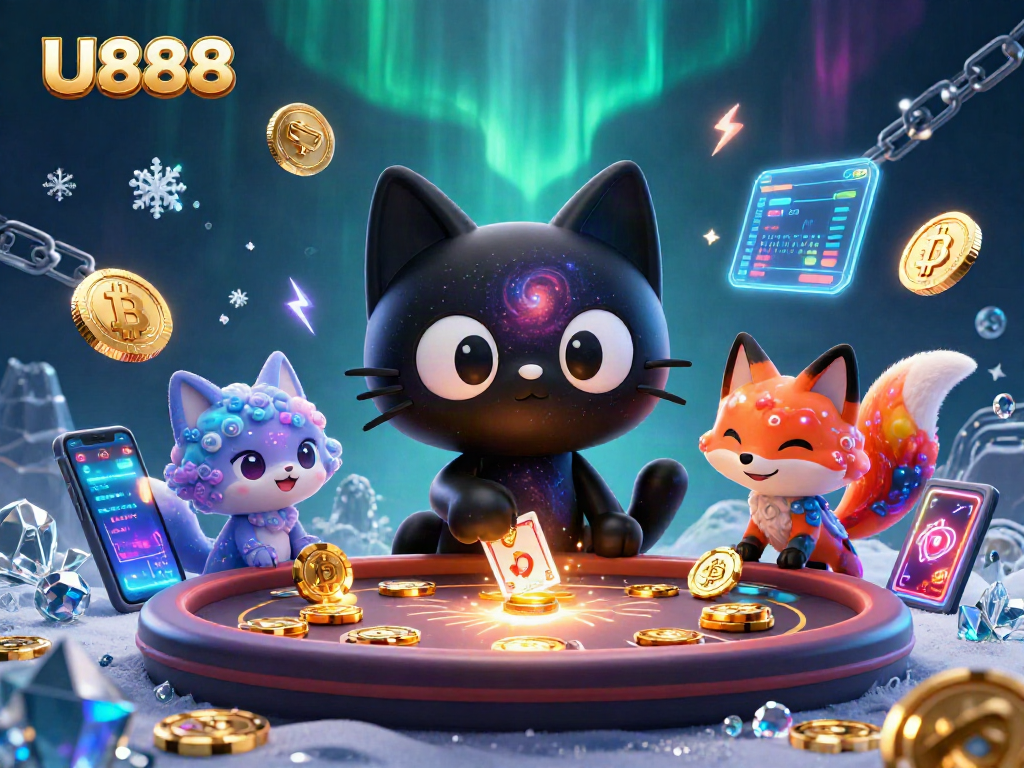 U888 engages players with a vibrant cosmic casino, showcasing gravity-defying gameplay elements.