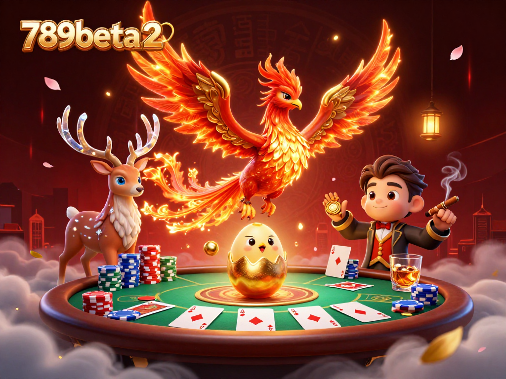 Experience thrilling gameplay at 789beta2 with engaging poker tables and vibrant casino elements.