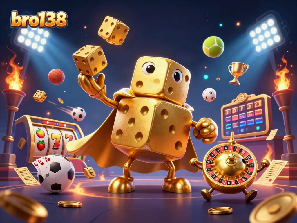 Experience thrilling gameplay at bro138 with dynamic slot reels and golden elements in a rich atmosphere.