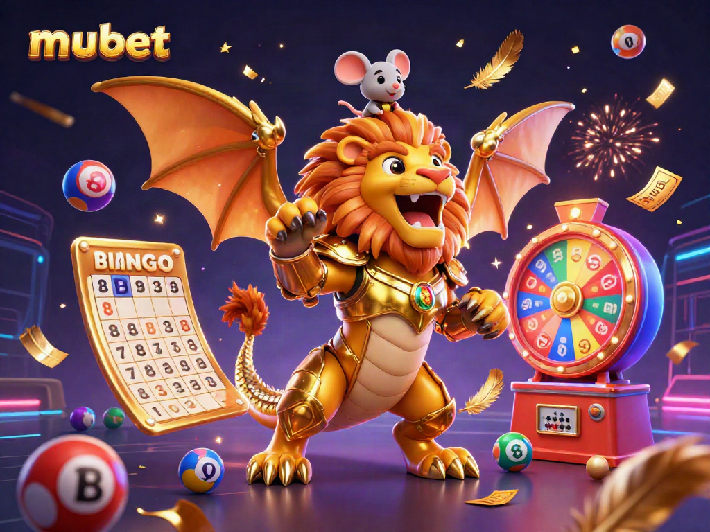 Experience thrilling moments at mubet with a roaring chimera and stunning lottery elements.