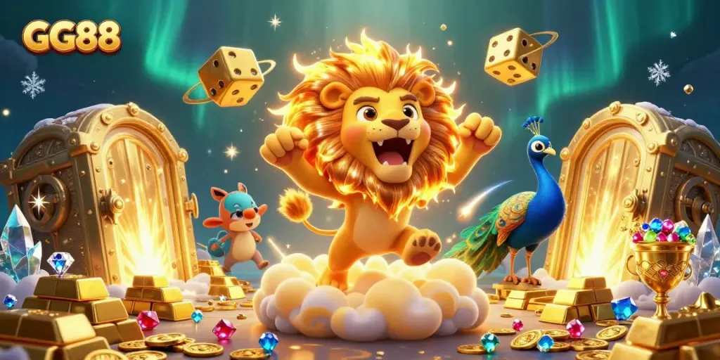 Engage with GG88's thrilling games in an enchanting casino universe filled with treasures.